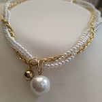 Aurora Pearl Twist Necklace