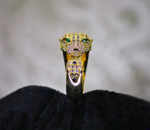 Panthera Gold Ring