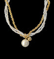 Aurora Pearl Twist Necklace