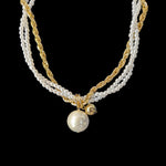 Aurora Pearl Twist Necklace